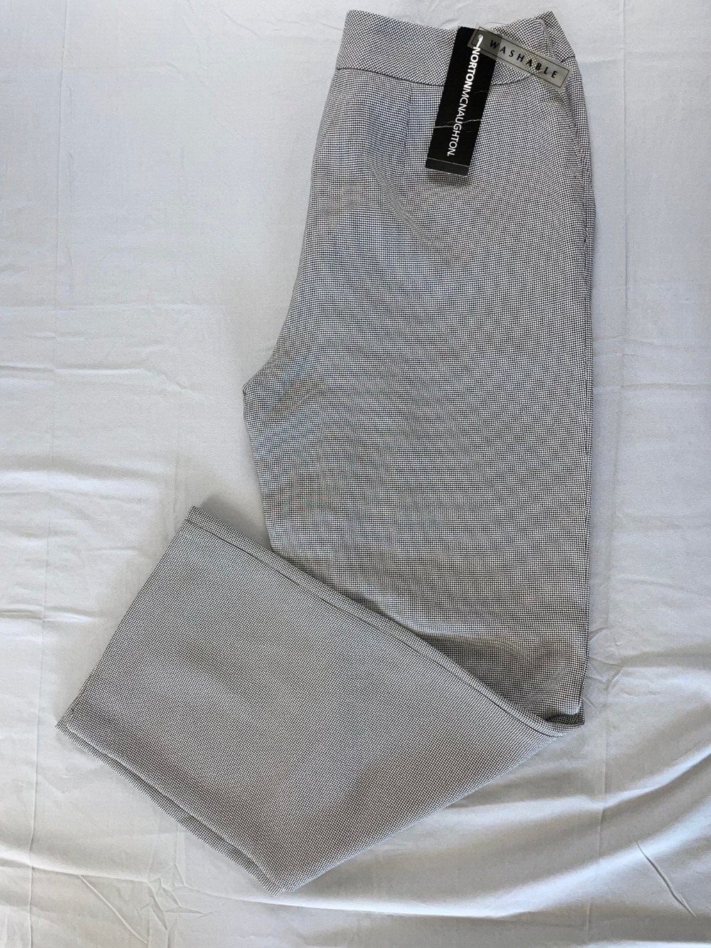 Norton Mcnaughton MA6SGJMJ Relaxed Fit Trouser Pants in Intermix. Size 6, NWT!